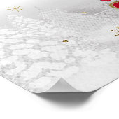 Weihnachtsbaby-Dusche Begrüßungszeichen Poster (Ecke)