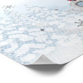 Weihnachtsbaby-Dusche Begrüßungszeichen Poster (Ecke)