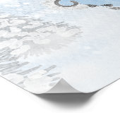 Weihnachtsbaby-Dusche Begrüßungszeichen Poster (Ecke)