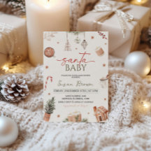 WeihnachtsBaby-Dusche Santa Baby