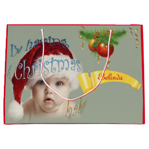 Weihnachtsbaby Große Geschenktüte