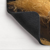 Weihnachtsbaby in einer Krippe Mousepad (Ecke)