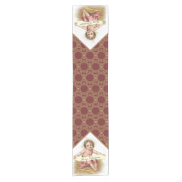 Weihnachtsbaby Jesus in den Krippen-frohen Kurzer Tischläufer