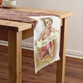 Weihnachtsbaby Jesus in den Krippen-frohen Kurzer Tischläufer (Beispiel)