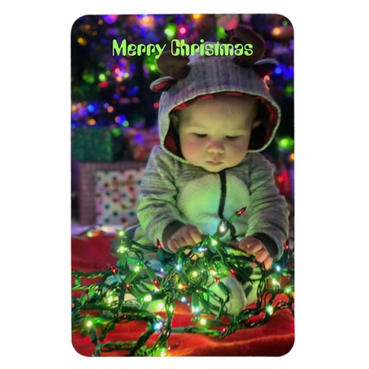 Weihnachtsbaby Magnet (Vertikal)