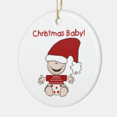 Weihnachtsbaby Maßgeschneiderte Ornamente (Links)