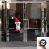 Weihnachtsbaby Penguin Fensteraufkleber (Büro Tür)