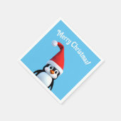 Weihnachtsbaby Penguin Serviette (Ecke)