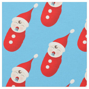 Weihnachtsbabymuster Stoff