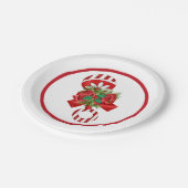 WeihnachtsBabyparty-Geklapper-Pappteller Pappteller (Schrägansicht)