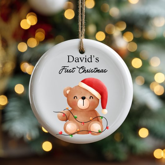 Weihnachtsbabys Keramik Ornament