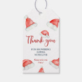 Weihnachtsbabys mit Geschenkartikeln Geschenkanhänger (Vorderseite)