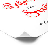 Weihnachtsbabys sind ein süßes Baby-Duschzeichen Fotodruck (Ecke)