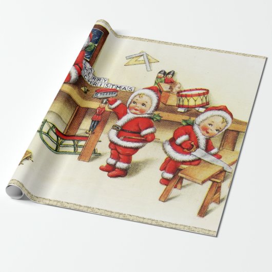 Weihnachtsbabys Wrapping Paper Geschenkpapier (Ungerollt)