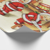 Weihnachtsbabys Wrapping Paper Geschenkpapier (Ecke)
