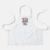 Weihnachtsback-Crew Mama Kinder Schürze (Vorderseite)