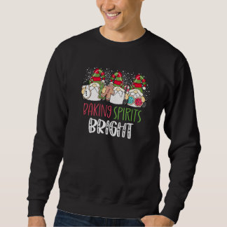 Weihnachtsbacken Backen Mit Meinen Gnomies Süßer G Sweatshirt
