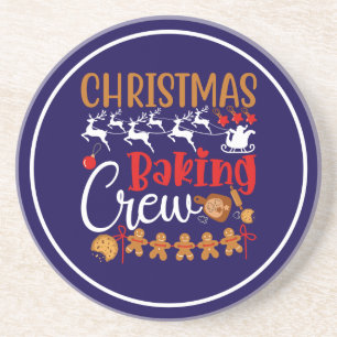 Weihnachtsbacken-Crew-80543 Getränkeuntersetzer