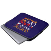 Weihnachtsbacken-Crew-80543 Laptopschutzhülle (Vorne Knopf)