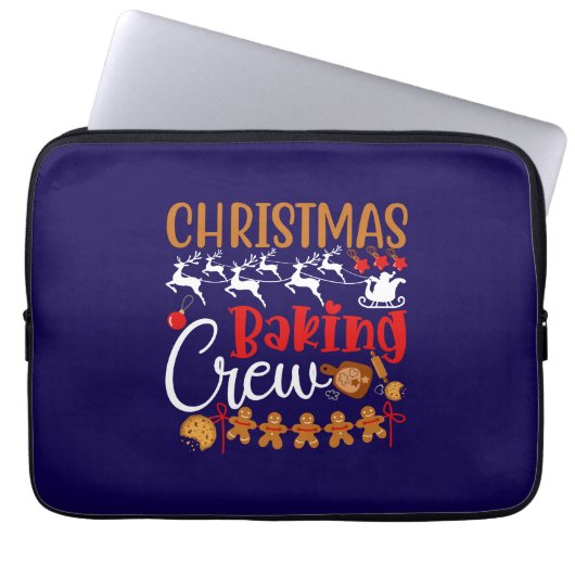 Weihnachtsbacken-Crew-80543 Laptopschutzhülle (Vorderseite)