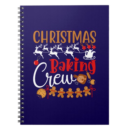Weihnachtsbacken-Crew-80543 Notizblock (Vorderseite)