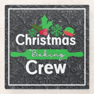 Weihnachtsbacken-Crew-86543 Glasuntersetzer