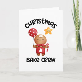 Weihnachtsbacken-Crew, Cookie Bake Crew Card Karte
