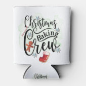 Weihnachtsbacken-Crew Dosenkühler (Vorderseite)