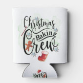 Weihnachtsbacken-Crew Dosenkühler (Rückseite)