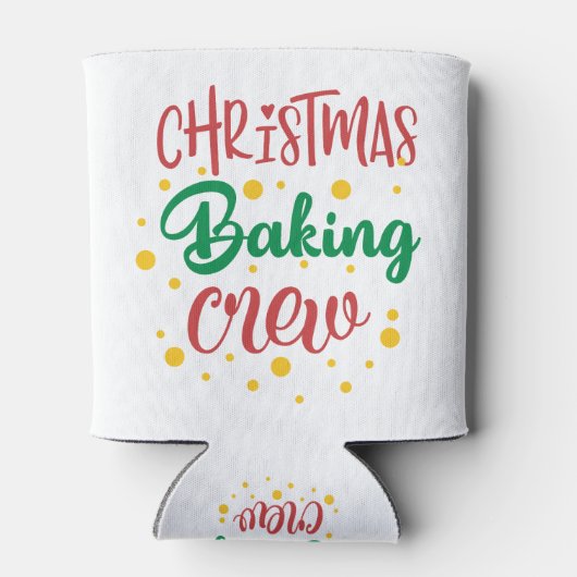 Weihnachtsbacken-Crew Dosenkühler (Rückseite)