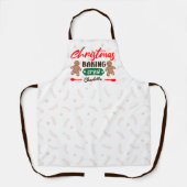 Weihnachtsbacken Crew, Familienmassage Schürze (Vorderseite)