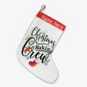 Weihnachtsbacken-Crew Kleiner Weihnachtsstrumpf (Vorderansicht (hängend))