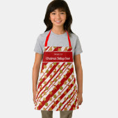 Weihnachtsbacken Crew Lebkuchen Kekse Monogramm Schürze (Insitu)