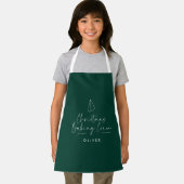 Weihnachtsbacken Crew modern minimalistisch elegan Schürze (Insitu)