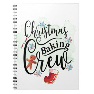 Weihnachtsbacken-Crew Notizblock