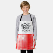 Weihnachtsbacken-Crew Schürze (Getragen)