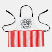 Weihnachtsbacken-Crew Schürze (Vorderseite)