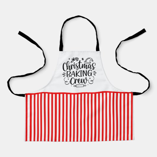 Weihnachtsbacken-Crew Schürze (Vorderseite)