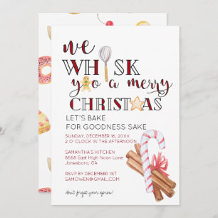 Weihnachtsbacken-Party Einladung