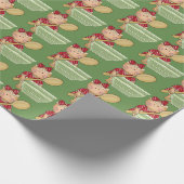 Weihnachtsbackenlebkuchen Geschenkpapier (Ecke)