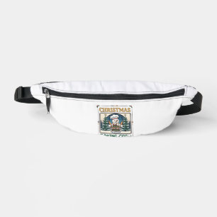 Weihnachtsbäcker-Crew Schneemann Chef Lebkuchen Co Bauchtasche