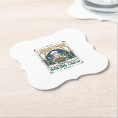 Weihnachtsbäcker-Crew Schneemann Chef Lebkuchen Co Untersetzer (angewinkelt)
