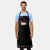 Weihnachtsbäcker l Weihnachtsmannmütze l Schneeflo Schürze (Getragen)