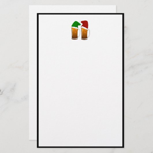 Weihnachtsbäckerchen Briefpapier (Vorne/Hinten)