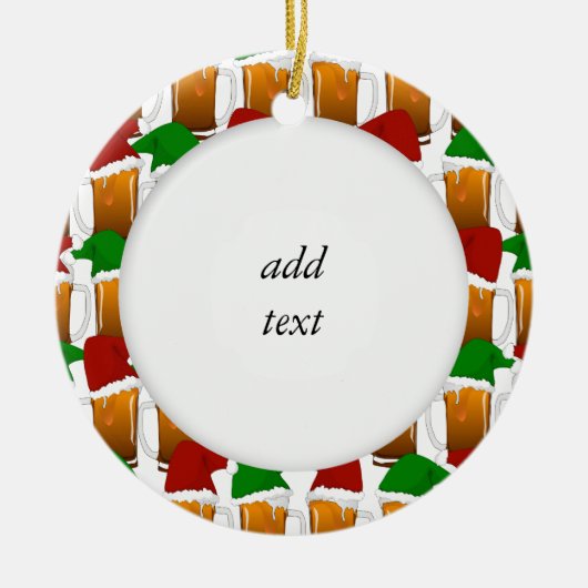 Weihnachtsbäckerchen Keramik Ornament (Vorne)