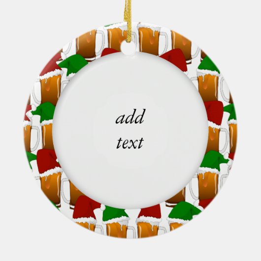 Weihnachtsbäckerchen Keramik Ornament (Hinten)