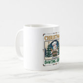 Weihnachtsbäckercrew Schneemann Chef Lebkuchen Coo Kaffeetasse (Vorderseite Links)