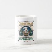 Weihnachtsbäckercrew Schneemann Chef Lebkuchen Coo Kaffeetasse (Mittel)