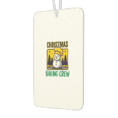 Weihnachtsbäckercrew Schneemann Holiday Design Autolufterfrischer (Links)