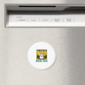 Weihnachtsbäckercrew Schneemann Holiday Design Magnet (In Situ (Geschirrspüler))